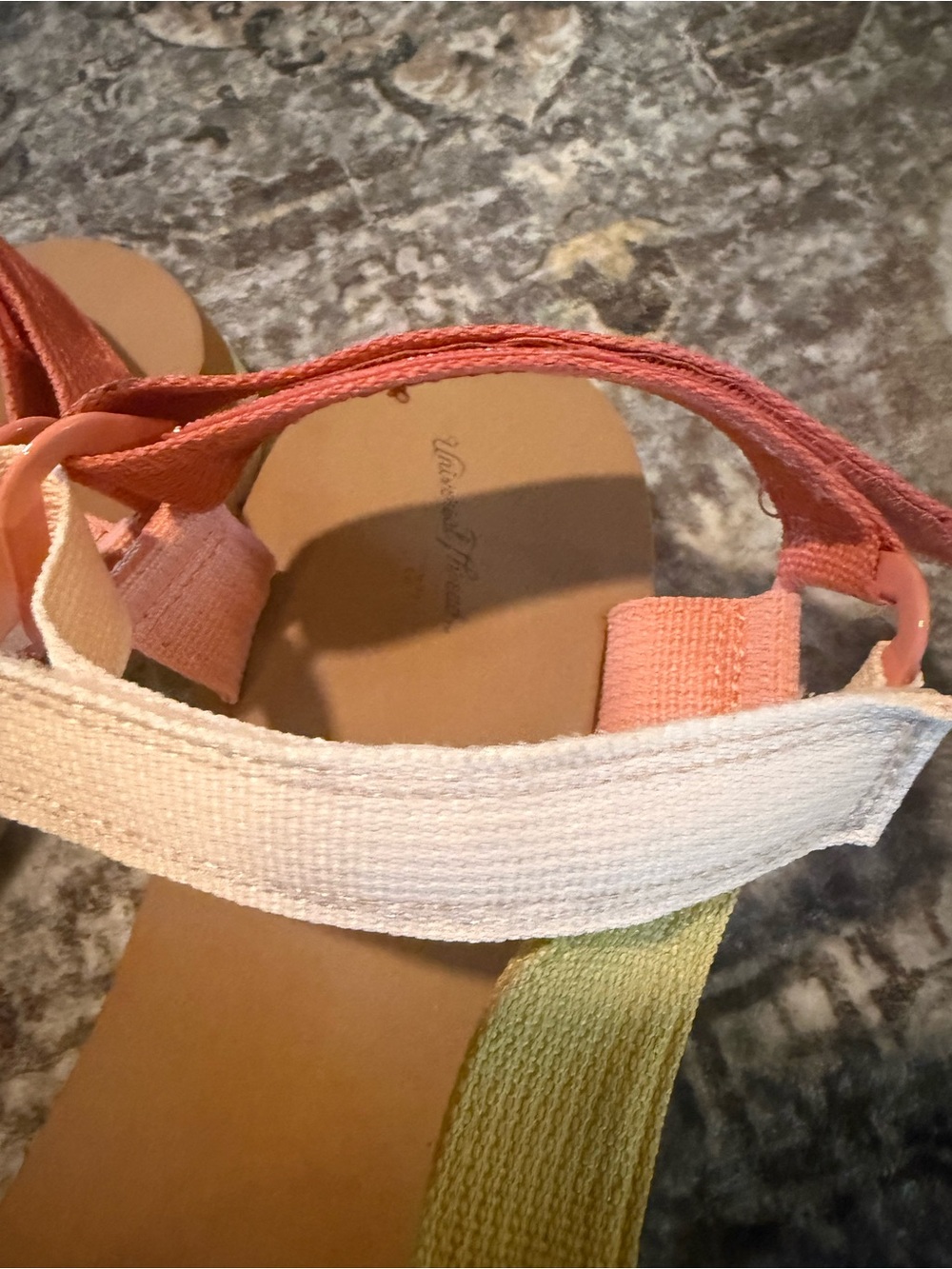 🍑 Universal Thread Women’s Holden Multi-Color Strappy Platform Summer Sandal 10 - Picture 4 of 12